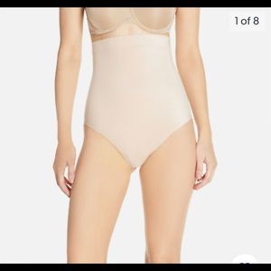 SPANX NWT HIGH WAISTED THONG BEIGE MULTIPLE SIZES